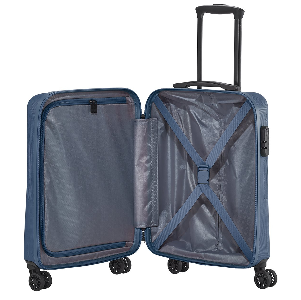 Travelite Bali 4 Wiel Trolley S blue