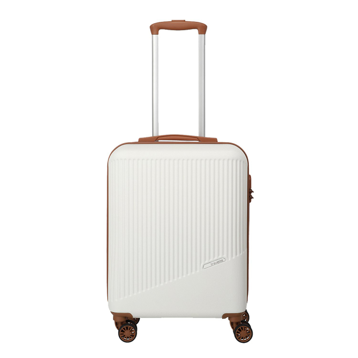 Travelite Bali 4 Wiel Trolley S white/cognac