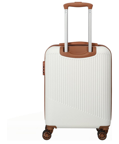 Travelite Bali 4 Wiel Trolley S white/cognac