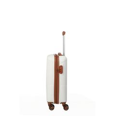 Travelite Bali 4 Wiel Trolley S white/cognac