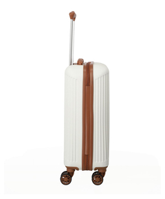 Travelite Bali 4 Wiel Trolley S white/cognac
