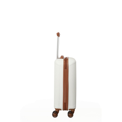 Travelite Bali 4 Wiel Trolley S white/cognac