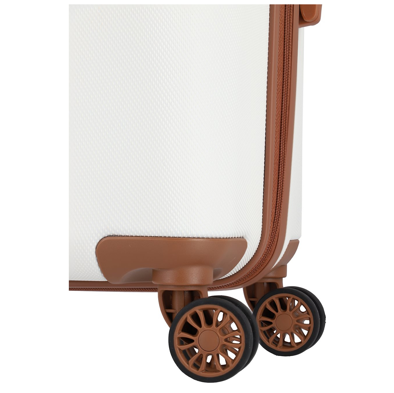 Travelite Bali 4 Wiel Trolley S white/cognac