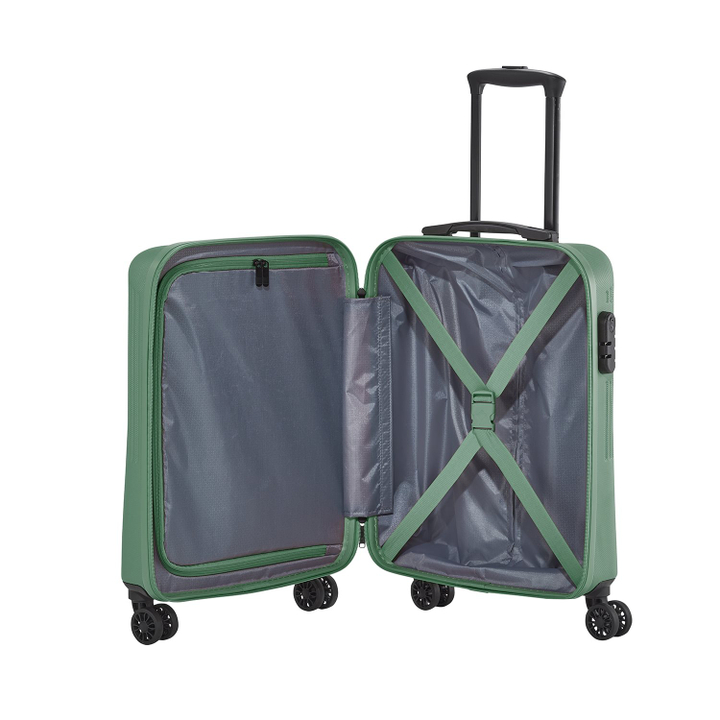 Travelite Bali 4 Wiel Trolley S green