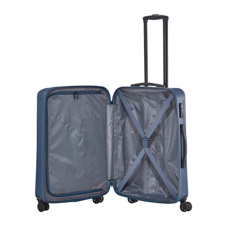 Travelite Bali 4 Wiel Trolley M blue