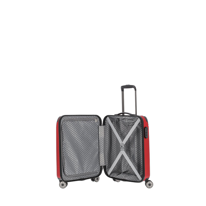 Travelite City 4 Wiel Trolley S red