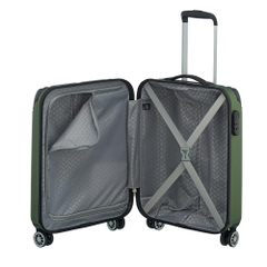 Travelite City 4 Wiel Trolley S green