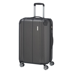 Travelite City 4 Wiel Trolley M Expandable antraciet