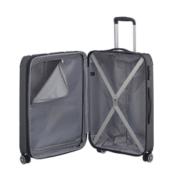 Travelite City 4 Wiel Trolley M Expandable antraciet