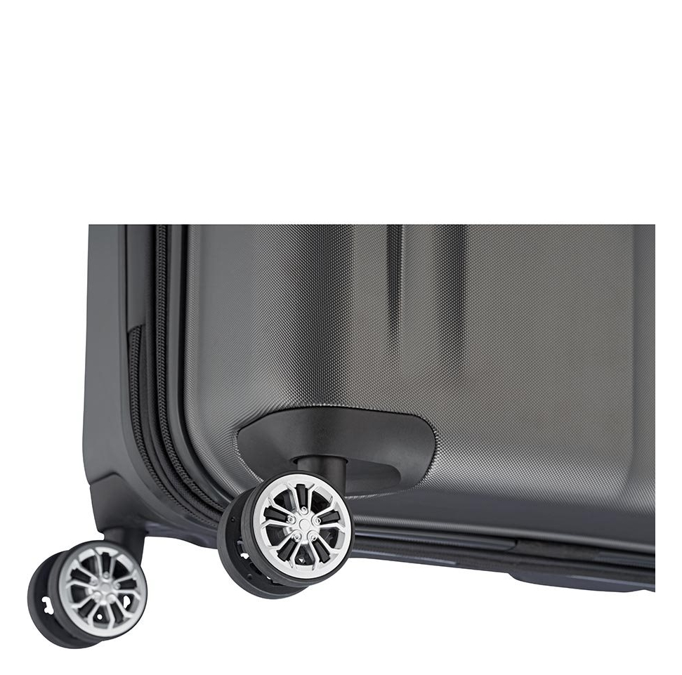 Travelite City 4 Wiel Trolley M Expandable antraciet