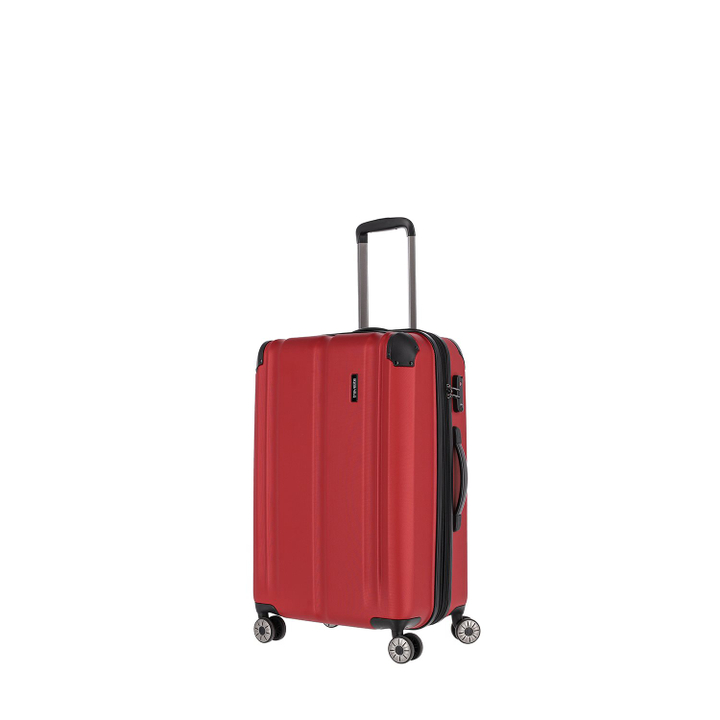 Travelite City 4 Wiel Trolley M Expandable red