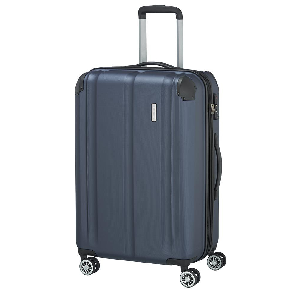 Travelite City 4 Wiel Trolley M Expandable navy