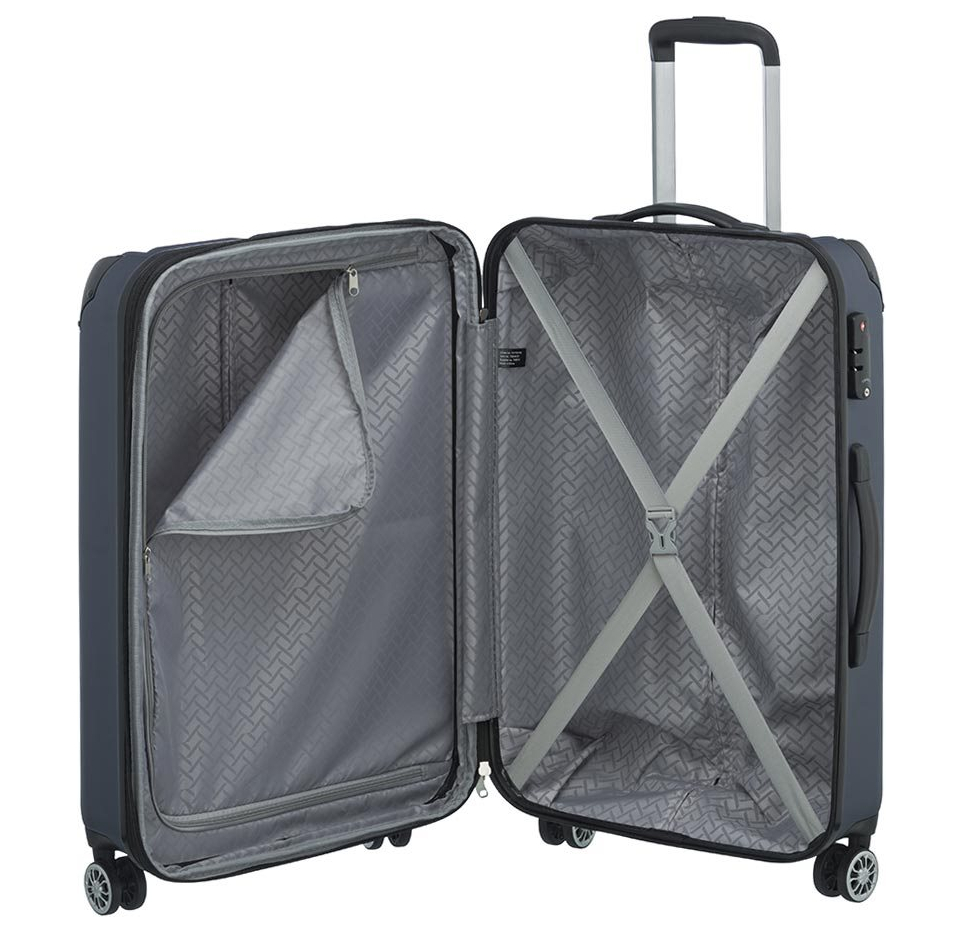 Travelite City 4 Wiel Trolley M Expandable navy