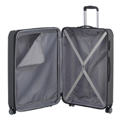 Travelite City 4 Wiel Trolley L Expandable antraciet