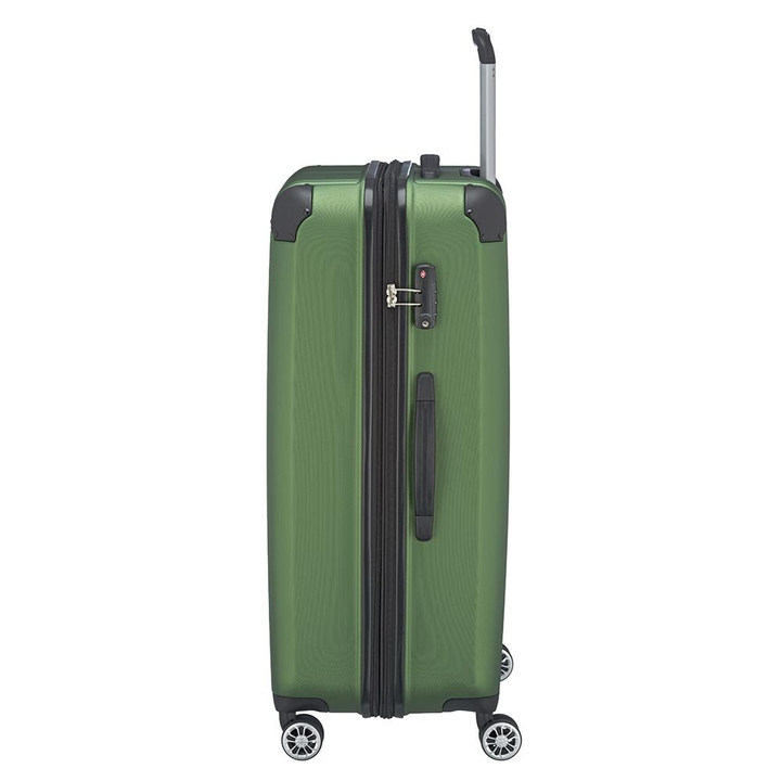 Travelite City 4 Wiel Trolley L Expandable green