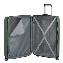 Travelite City 4 Wiel Trolley L Expandable green