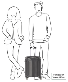 Travelite Elvaa 4 Wiel Trolley S black