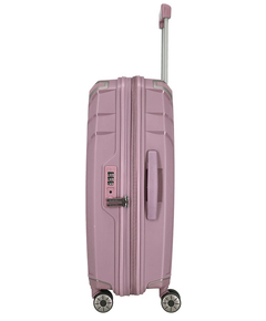 Travelite Elvaa 4 Wiel Trolley M Expandable rosé