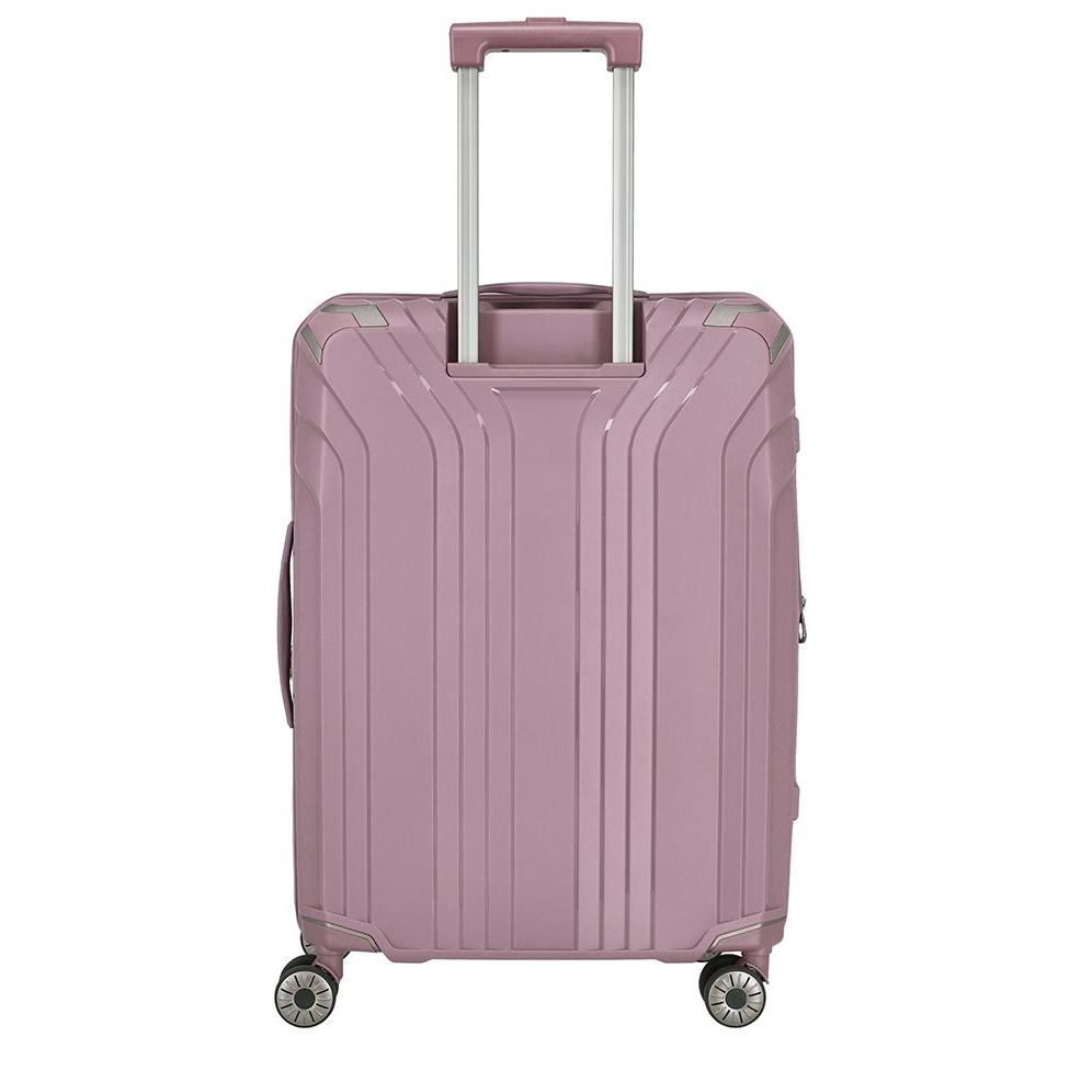 Travelite Elvaa 4 Wiel Trolley M Expandable rosé