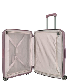 Travelite Elvaa 4 Wiel Trolley M Expandable rosé
