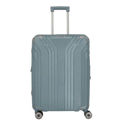 Travelite Elvaa 4 Wiel Trolley M Expandable bluegrey