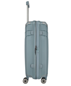 Travelite Elvaa 4 Wiel Trolley M Expandable bluegrey
