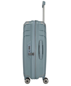 Travelite Elvaa 4 Wiel Trolley M Expandable bluegrey