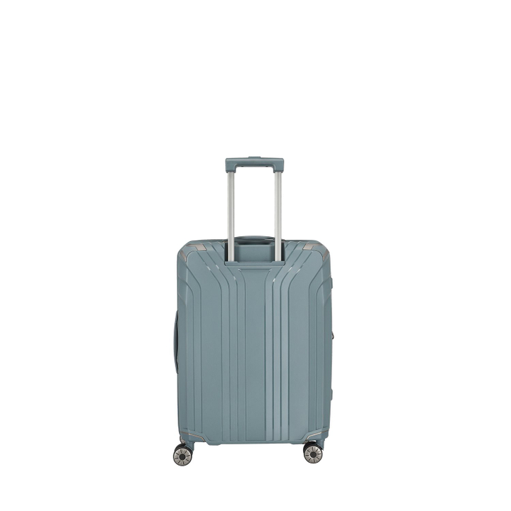 Travelite Elvaa 4 Wiel Trolley M Expandable bluegrey