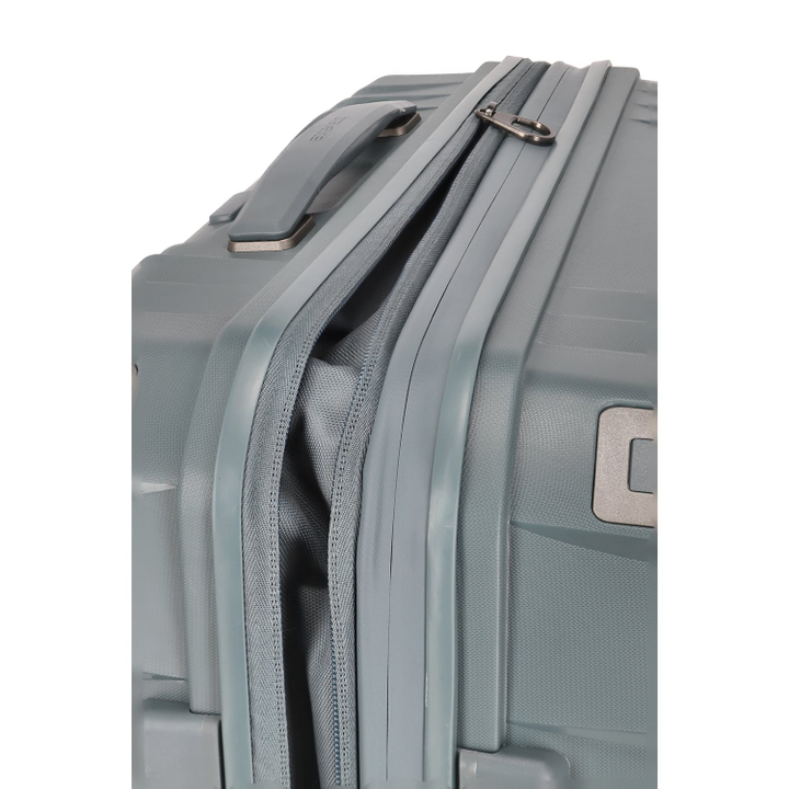 Travelite Elvaa 4 Wiel Trolley M Expandable bluegrey