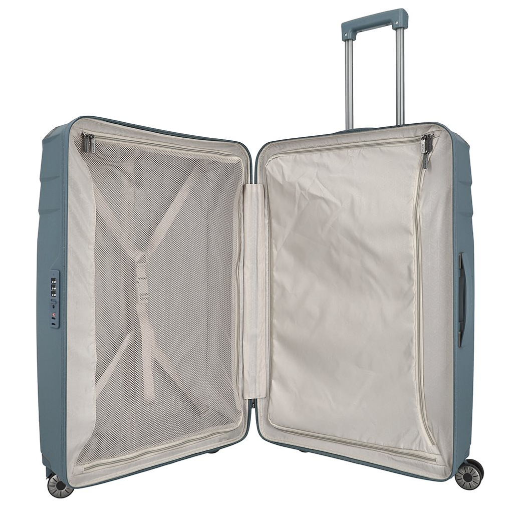 Travelite Elvaa 4 Wiel Trolley L bluegrey