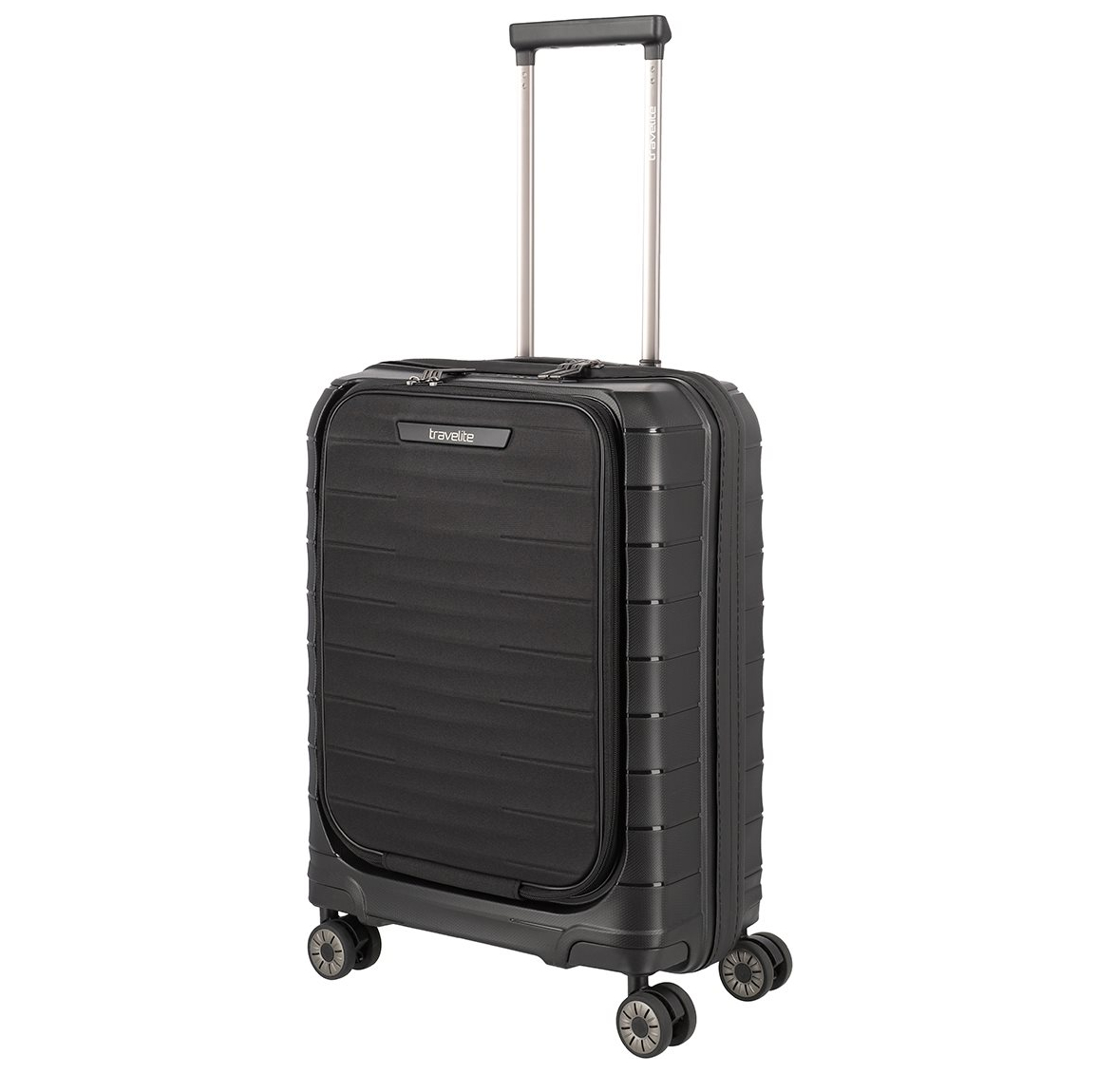 Travelite Mooby 4w Trolley S Frontpocket black