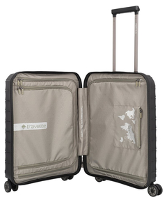 Travelite Mooby 4w Trolley S Frontpocket black