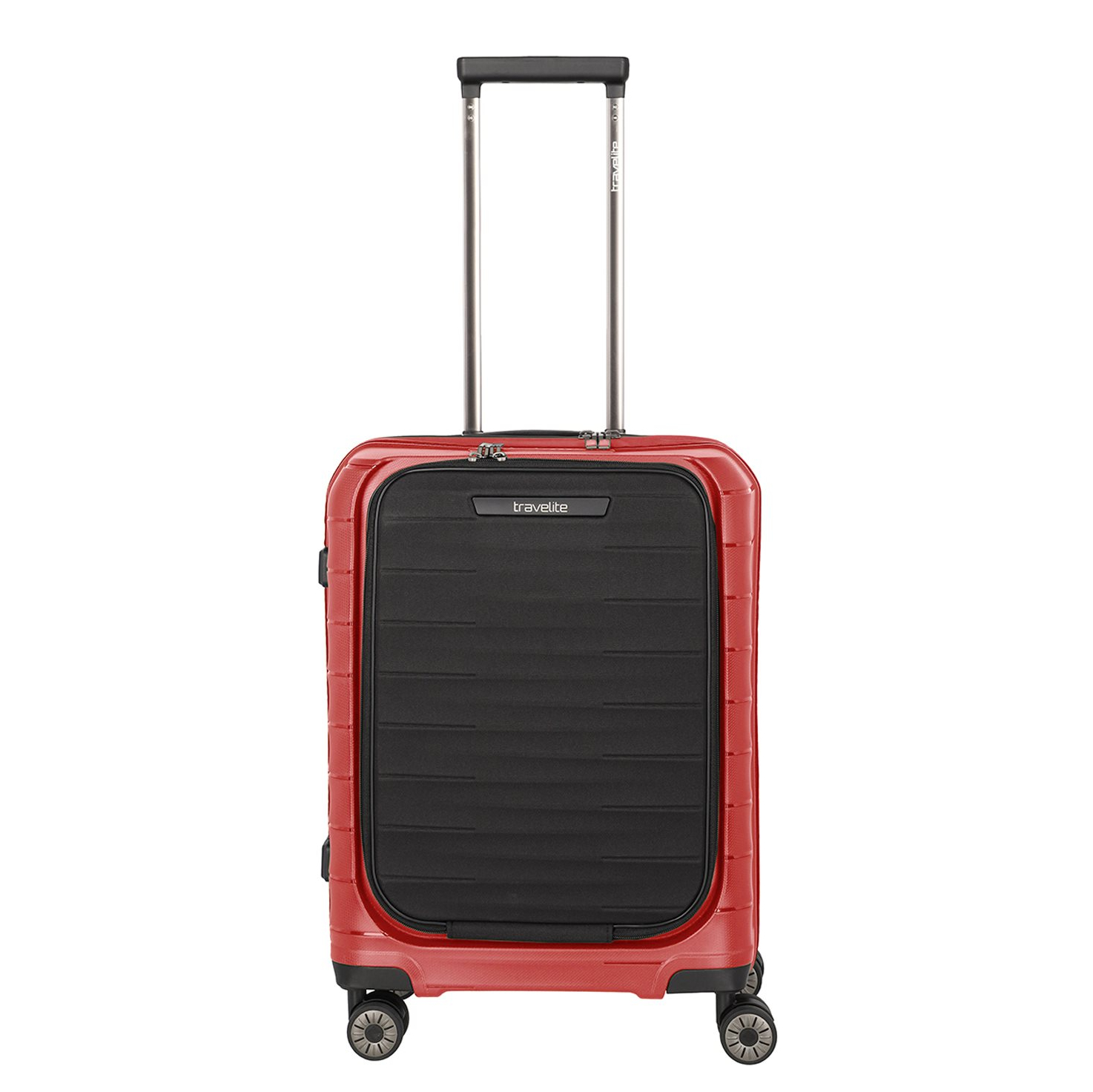 Travelite Mooby 4w Trolley S Frontpocket red
