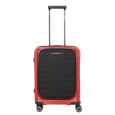 Travelite Mooby 4w Trolley S Frontpocket red