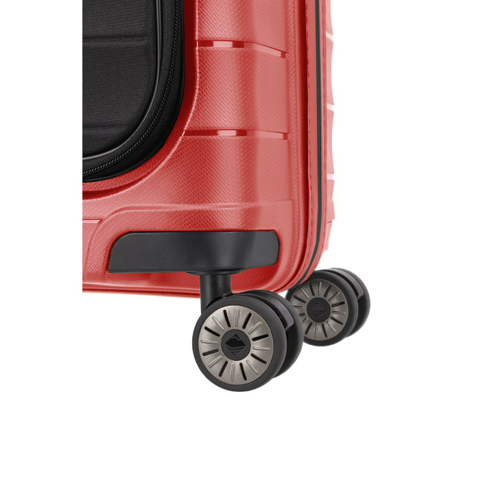 Travelite Mooby 4w Trolley S Frontpocket red