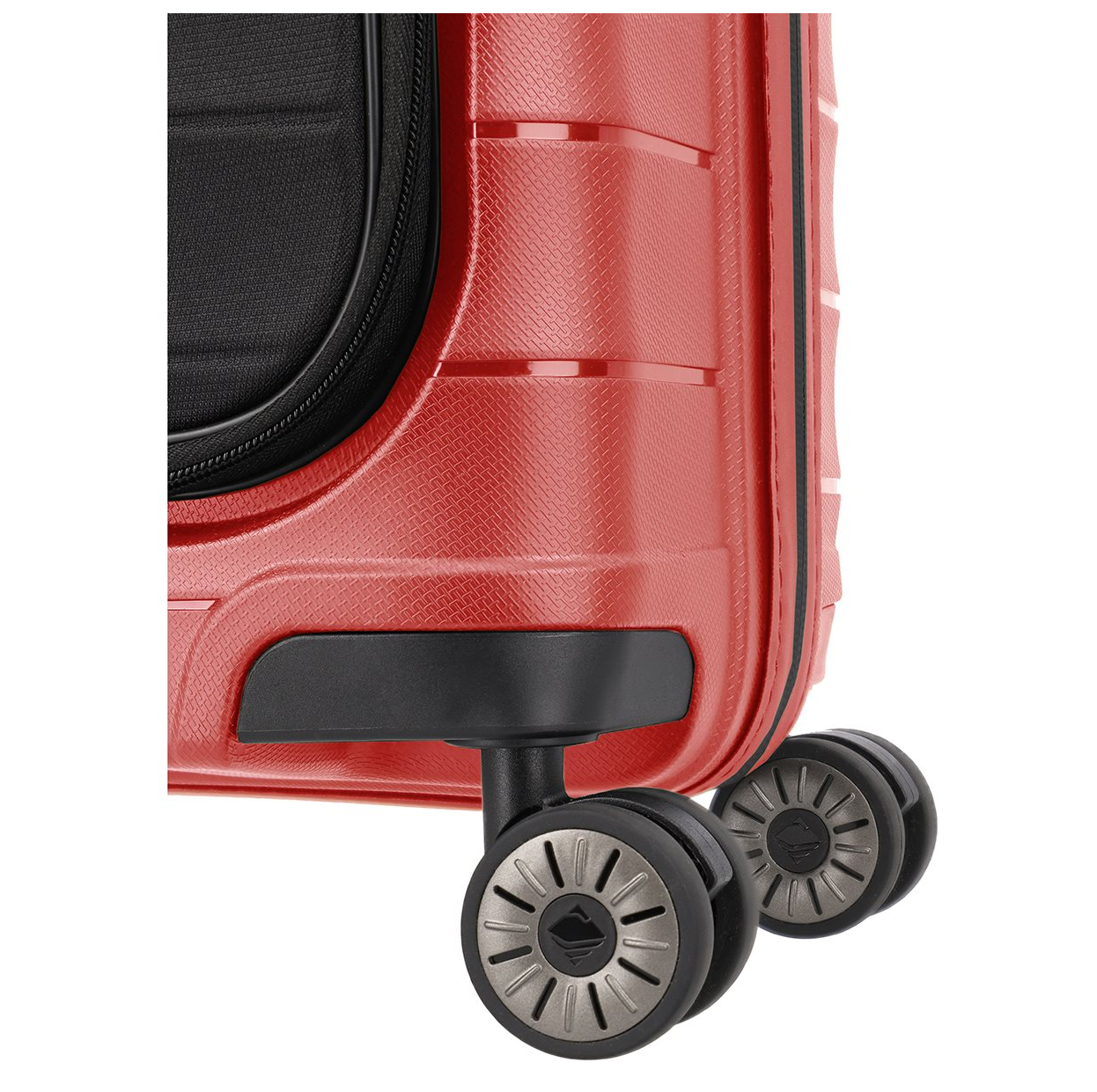 Travelite Mooby 4w Trolley S Frontpocket red