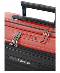 Travelite Mooby 4w Trolley S Frontpocket red