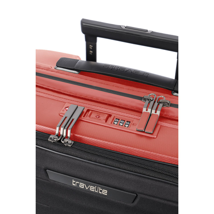 Travelite Mooby 4w Trolley S Frontpocket red