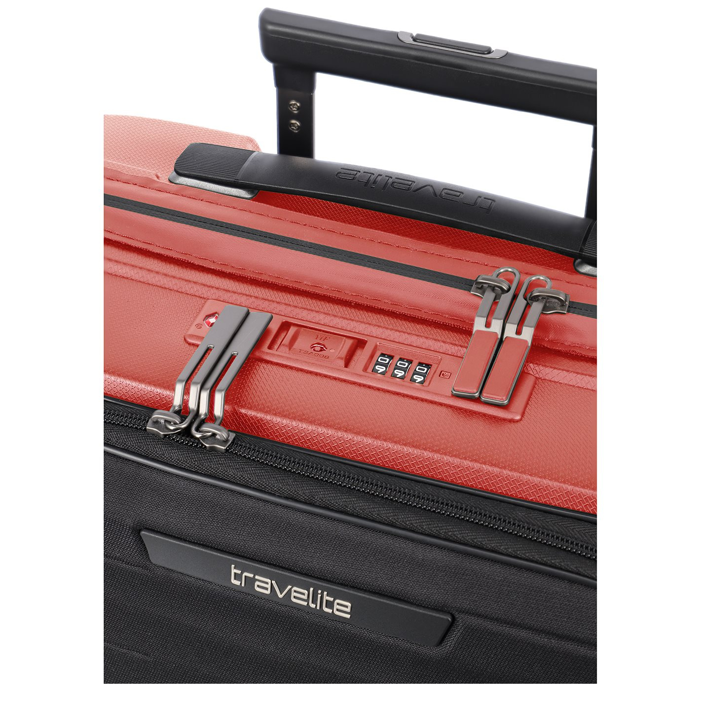 Travelite Mooby 4w Trolley S Frontpocket red