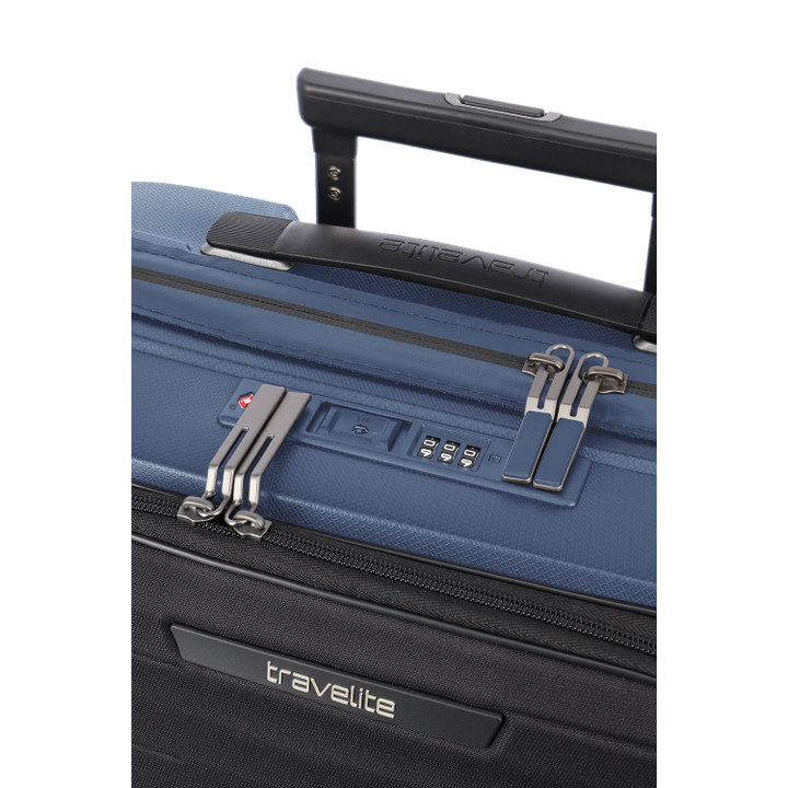 Travelite Mooby 4w Trolley S Frontpocket blue