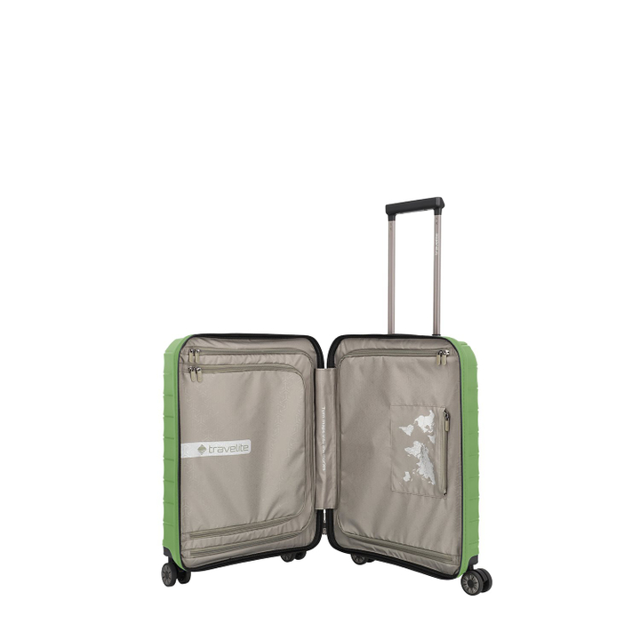 Travelite Mooby 4w Trolley S Frontpocket green