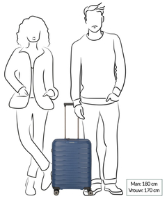 Travelite Mooby 4w Trolley S blue