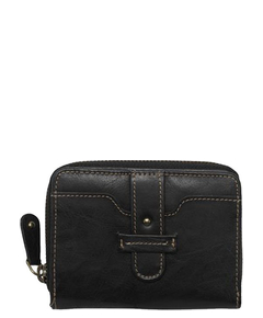 dR Amsterdam Waxi Damesportemonnee black