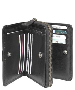 dR Amsterdam Waxi Damesportemonnee black