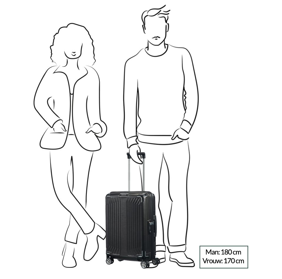 Samsonite Lite-Box Spinner 55 black