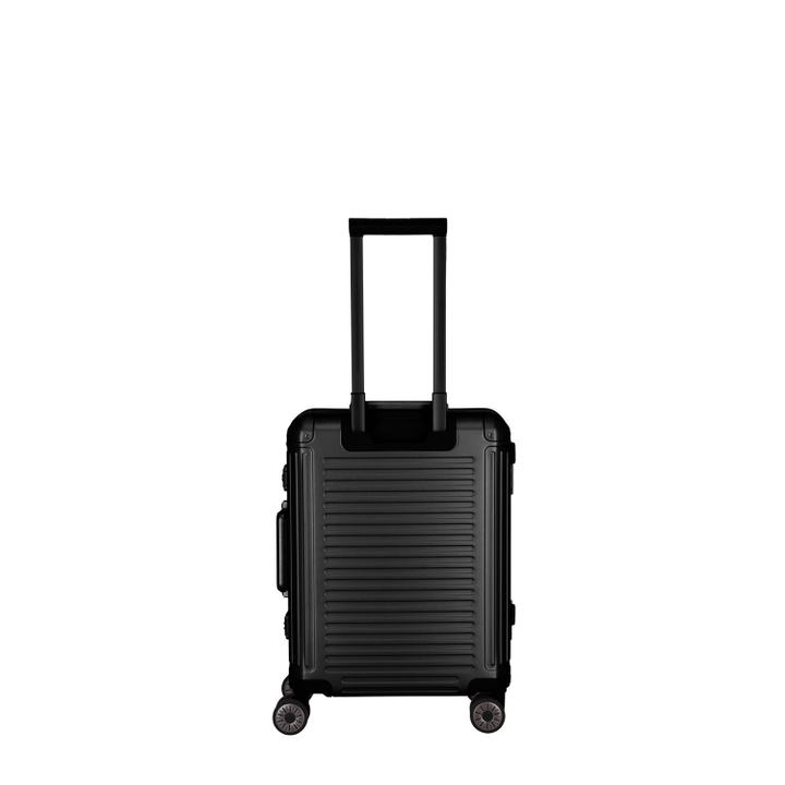 Travelite Next 2.0 Aluminium 4 Wiel Trolley S with Frontpocket black matt