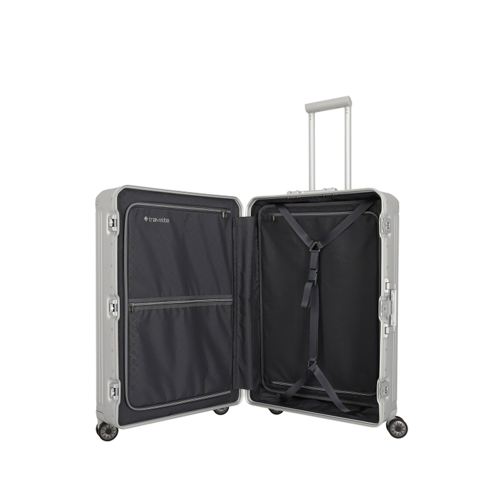 Travelite Next 2.0 Aluminium 4w Trolley L silver