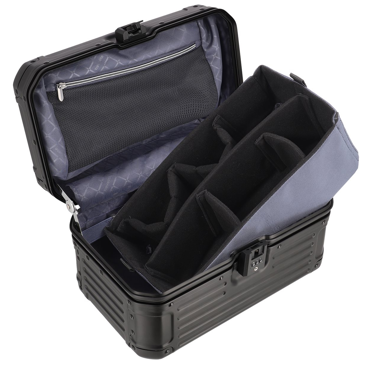 Travelite Next Aluminium Beautycase black