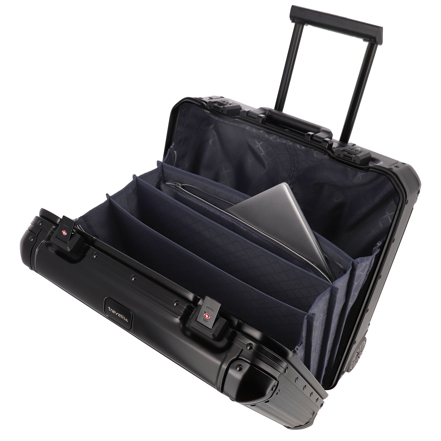 Travelite Next Aluminium Business Wheeler black