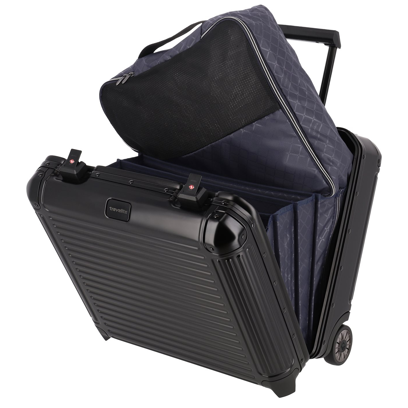 Travelite Next Aluminium Business Wheeler black